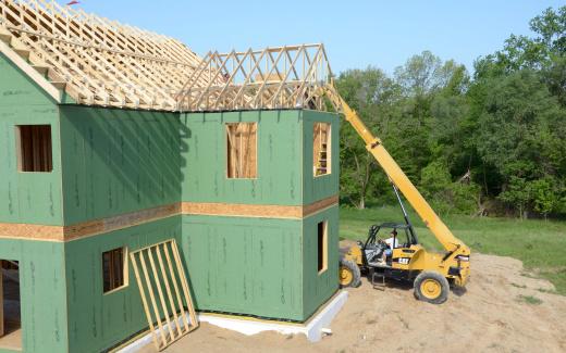 Raising roof deck materials