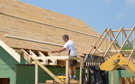 Bill working on elevated platform