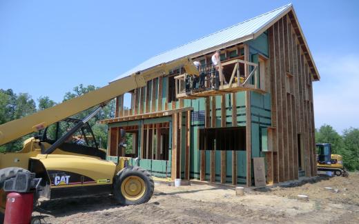 Insulation wall trusses