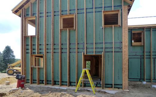 Insulation wall framing