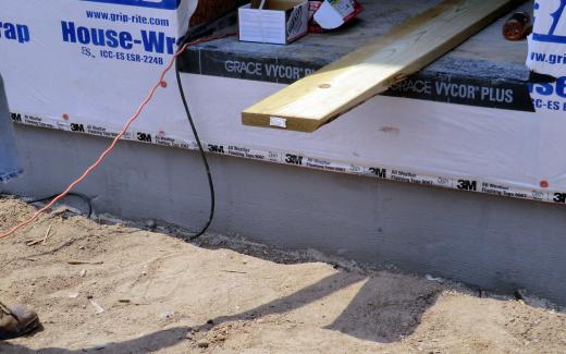 Cement foundation siding