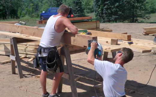 Preparing a porch post