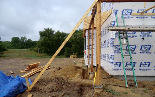 Porch piers, posts and beams