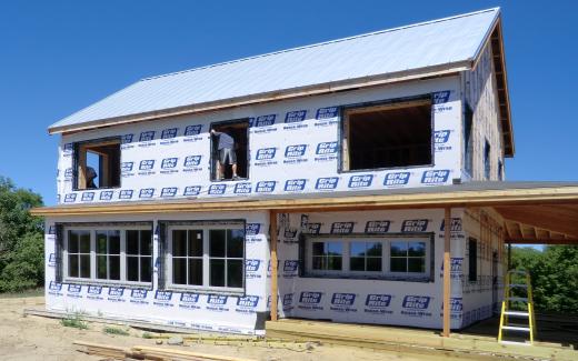 Second floor window preparation