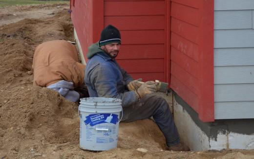 Preparing foundation surface