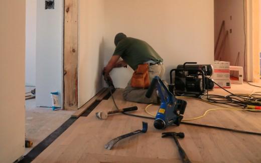 Flooring upstairs hallway