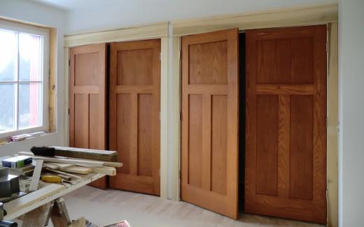 Bedroom closet doors