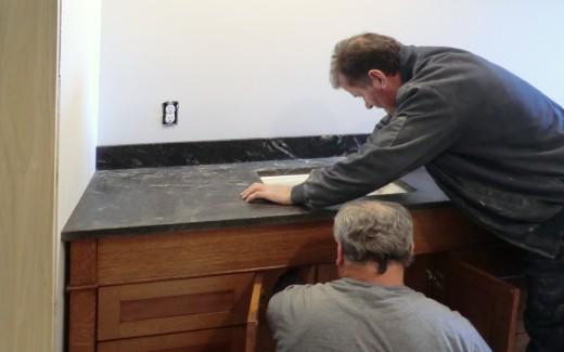 Granite vanity top