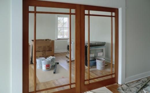 Doors to parlor